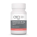 Grupo de Pesquisa em Alergia Nattokinase 50mg Suplemento - Nattokinase purificada e encapsulada, derivado de Natto, Cápsulas Vegetarianas - 90 Contagem