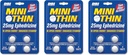 Mini Thin DBI Distribuição Dois Modos Ação 25mg Efedrizina - 4 Contagem Blister - 3 Pacote