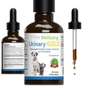 Bem-estar do animal de estimação Ouro urinário para gatos - Vet-Formulated Multi-Herb Suporte ao Trato Urinário - Saúde e Bem-Estar Sistema Urinário Felino - Holistic Cat Supplement - Liquid Formula 2 oz (59ml)