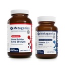 Metagenics Bundle - Bone Builder Força Extra & D3 5000-180 Comprimidos de Bone Builder* - 20 Softgels de D3 5000 para suporte imunológico e saúde cardíaca*