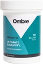 Ombre Ultimate Immunity Probióticos, Suplemento de suporte imunológico, 10 bilhões de UFC, prateleira-estável, 30 serviços