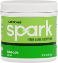 Advocare Spark - Mistura de bebidas energéticas - Suplemento de vitamina e ácido amino - Suporta energia e foco - Suporte imunológico portátil - Livre de açúcar - Limeade (10