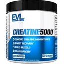 Evlution Nutrition Creatine 5000 - Suporta Recuperação Mais Rápida, Crescimento e Desempenho do Músculo Lean - Pré e Pós Treino Pó - 5000mg Puro Creatina Mono-hidratado Por Servimento - 60 Servings - Sem sabor