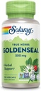 SOLARY Goldenseal Root 550mg - Golden Seal Cápsulas - Suplementos de ervas para apoio ao bem-estar - Não-GMO, Vegan, Gluten Free, Lab verified, 60-Day Money Back Garantia, 50 Servings, 50 VegCaps