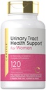 Carlyle Urinary Tract Health for Women 120 Cápsulas Relief for Women com D-Mannose, Cranberry Complex & Probióticos