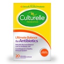 Culturelle Probióticos Ultimate Balance Probiótico para Uso com Antibióticos - 20 Contagem - Cápsulas Probióticos Ajuda a Restaurar Boas Bactérias Perdidas Durante Uso Antibiótico e Contribuir para um Sistema Imune Saudável