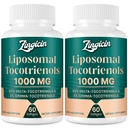 Vitamina E Tocotrienols - Suplemento de tocotrienols lipossomais 1000mg, Altamente Absorvível Delta Tocotrienol e Gamma Tocotrienol para Saúde Óssea, e Apoio Antioxidante, 120 Softgels