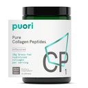 Puori Puro Colágeno Peptídeos Pó, sem sabor - 10g de Grass-Fed Hidrolisado Bovinos Colágeno Suporta a Saúde da Pele, Cabelo & Força das unhas, Dor Conjunta e Suporte à Mobilidade - 30 Servings