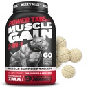 Bully Max 2-em-1 Muscle Builder Comprimidos mastigáveis para filhotes e cães adultos - Puppy & Dog Vitaminas e Suplementos para o ganho e crescimento muscular - Ultimate Canine Multivitamins para todas as raças e idades - 60 Tabs