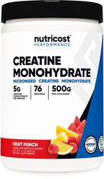 Creatina em pó mono-hidratado (Fruit Punch, 500 gramas)