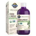 Jardim da vida Orgânicos Elderberry Zinc Imune Suporte para Adultos e Crianças 12 e mais velhos, Tosse orgânica & Muco Imune Xarope com Folha de Ivy, Vitamina C e Echinacea, Sem Açúcares Adicionados, 5 Fl oz