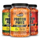 Twin Peaks Low Carb, Keto Friendly Protein Puffs, (Mesquite Churrasco + Queijo Nacho + Jalapeno Cheddar)