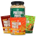 Twin Peaks Low Carb, Keto Friendly Protein Puffs, Creme azedo e cebola + Twin Peaks Ingredientes Low Carb, Keto Friendly Protein Puffs