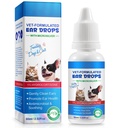 Tratamento da Infecção Orelha Gotas para Cães e Gatos, com 1% de hidrocortisona calmante Cão Yeast Infecção, Itchy Alívio-Tratos Orelha Infecções para Cães e Gatos - 2 fl oz