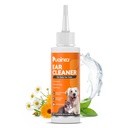 Solução limpador de ouvido de cachorro PUAINTA - Lavagem de ouvido livre de álcool com Hazel de Prata Quântica e Bruxa - Acalma Coceira, Remove Cera & Odor - Flush diário suave para cães e gatos (8 onças)