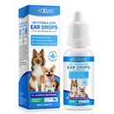 Tratamento da infecção do ouvido do cão, gotas do ouvido do cão com 1% de hidrocortisona para o cão, para a infecção do fígado do cão, coceira, vermelhidão, e inchaço - Vet Recomendado