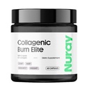 Nuray Collagenic Burn Elite with Green Tea - Colágeno Peptides- 60 Cápsulas Queima de Colágeno com 5 Tipos de Colágeno para Cabelo Saudável, Pele, Pregos, Junções, Metabolismo Boost & Energia