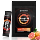 OxyEnergy L líquido L-Carnitina Suplemento 1000mg - Gentil para o uso diário, Caloria zero, Livre de açúcar, Estim-livre de queima de gordura & Endurance Booster, 21 On-the-Go varas líquidas individuais