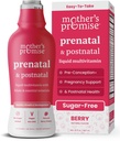 Promessa da mãe pré-natal e pós-natal multivitamin para as mulheres ; Açúcar livre líquido pré-natal Vitaminas para as mulheres com folato, cholina & frutas orgânicas para o pré-conception , Gravidez & enfermagem