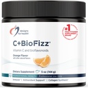 Designs para a saúde C+BioFizz Fizzy Vitamina C Beber Pó de alta potência em pó com bioflavonóides - Imune + Apoio antioxidante - Vegan (36 Servings / 144g)