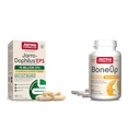 Fórmulas de Jarrow Probióticos e Suplemento de suporte ósseo com Jarro-Dophilus EPS 10 bilhões de UFC e BoneUp com vitamina D3, K2 e cálcio