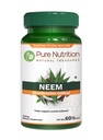 Pure Nutrition Neem Capsules 700mg. (Equivalente a 2600mg Neem Leaf Powder and Bark Powder) Non GMO (Uma vez por dia)