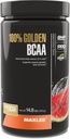 Maxler 100% Golden BCAA Pó - Intra & pós de recuperação de exercícios bebida para recuperação muscular acelerada e crescimento muscular magro - 6 g Vegan BCAAs Aminoácidos - 60 Servings - Melancia