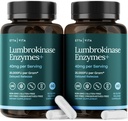 Potent Lumbrokinase Supplement (120 Servings) 40mg/Serving (Max Activity - 800.000 Unidades) - Lumbrokinase Enzimas Cápsulas para Apoio Energético, Digestão, Cognição e Gut Health - Semelhante ao Nattokinase