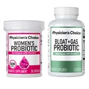 ESCOLHA DO Médico Probiótico 30ct + Bloat & Gas Probiótico 30ct - Advanced Digestive Health Bundle for Women