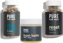 Puro para os homens Mantenha-se pronto Fibra (120 Conde), Bum Balm & Reset (30 Conde)