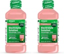 Solução de Eletrolítico de Cuidados Básicos com Prebióticos Prevital, Limonada de Morango, Bebida de Hidratação, Eletrolíticos Repovoados, Fluido e Zinco, 33.8 Fl Oz (Pacote de 2)