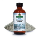 Líquido de prata coloidal 10 PPM 50 MCG de alta potência Superior Elemental de prata Salva Imune Suplemento de suporte, 4 fl. oz Suporte Imune Natural