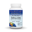 Herbais planetários Ashwagandha Full Spectrum 570 mg, Rejuvenescedor, 120 comprimidos