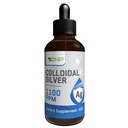 Líquido Coloidal Prata 1100 ppm □ Suplemento Líquido de Prata de força extra