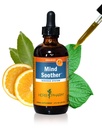 Herb Pharm Anxiety Soother Liquid Herbal Formula com extrato de Kava e óleo essencial de basílio sagrado para suporte de ansiedade leve e ocasional* - 4 onça