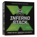 PMD Sports Seis Semanas Inferno Stack - Queimador de gordura de força máxima e CLA Omega Fatty Acid para perder gordura rápido e aumentar o tom muscular - Arsenal X Inferno / 120 Gels líquidos, Cortes Omega Elite / 180 Softgels