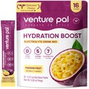 Venture Pal Sugar Free Electrolyte Powder Packets - Liquid Daily IV Drink Mix for Rapid Hydration & Party Recovery (Rápido Hydration & Party Recovery) 5 Vitaminas e 7 Eletrolitos Keto Friendly