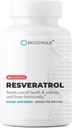 Resveratrol 600mg Potent Antioxidants & Trans-Resveratrol de Polygonum Root Extract, Promove o suporte antienvelhecimento e cardiovascular, 60 cápsulas - Made in USA - Vegan, Non-GMO, Gluten Free