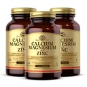 Solgar cálcio Magnésio Plus Zinco, 100 Comprimidos (Pacote de 3) - Promove ossos saudáveis e dentes - Suporta nervos & função muscular - Não-GMO, Vegan, Glúten Livre, Leite Livre, Kosher - 100 Total de serviços