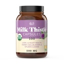 Completo Produtos naturais Puro Orgânico Milk Thistle Cápsulas - 500 mg Silymarin Pó 100 comprimidos