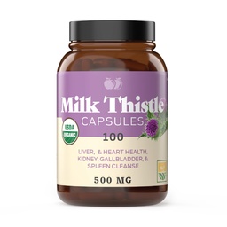 Completo Produtos naturais Puro Orgânico Milk Thistle Cápsulas - 500 mg Silymarin Pó 100 comprimidos