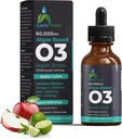 Omega 3 líquido Vegan Drops - DHA & EPA de óleo de algas - 60 ml Dropper garrafa - 2000 mg por serviço - Suporta global corpo bem-estar Suplemento para toda a família