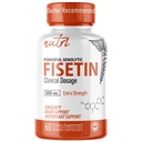 Nature's Fusions Nutri Fisetin 500mg 60 Count - Clinical Dosage - Fisetin Supplements - Poderoso Ativador Senolítico, Antioxidante, e Apoio ao Cérebro - Polifenóis naturais - 60 Count
