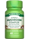 Nature's Truth Mushroom Complex Capsules - 60 Count - Complexo Espectro Completo de Super 8 Cogumelos - Vegan, Non-GMO, & Gluten Free Supplement