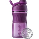 BlenderBottle SportMixer Shaker garrafa perfeita para batidos de proteína e pré-treino, 20-onça, ameixa