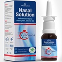 NOVAHA Pulverizador nasal - 1% Povidona-Iodina Spray, Vitamina D3, Aloe-Vera - Nasal Cleanser (30 ml)