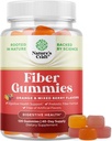 Pastilhas de fibra prebiótica saborosa para adultos - pastilhas de alta fibra Suplemento Vitaminas para adultos com Raíz de Chicory Solúvel Prebiótico para Imunidade e Suporte Digestivo - Não GMO Vegan Halal 120 contagem