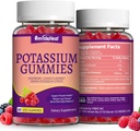 2 Pacote de pastilhas de suplementos de potássio 1000mg, pastilhas de potássio para adultos, Cães de apoio perna & saúde muscular - Vegan, Não-GMO,120 contagem
