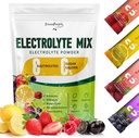 GREENPEOPLE Electrolytes Powder No Sugar - Sugar Free Hydration Electrolyte Packets - Fruit Flavors Electrolyte Drink Mix - 8 Eletrolytes 5 Vitaminas & Minerals Vegan Non-GMO 16 Sticks