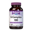 Bluebonnet Nutrition B Complex 100 Cápsulas Vegetais, Espectro completo, Vitamina B6, B12, Biotina, Folato, Vegan, Vegetariano, Glúten, Sem Soja, Sem Leite, Kosher, 50 Cápsulas Vegetais